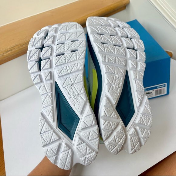 NWT Hoka Mach 4 Running Shoes in Blue Glass / Evening Primrose , Hoka One - Picture 8 of 17